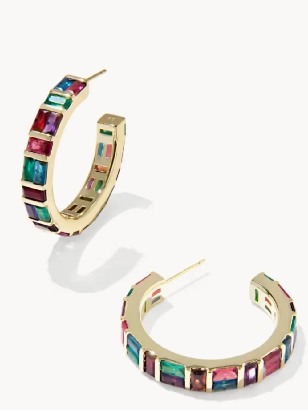 Kendra Scott Jamie Rainbow Hoops New!